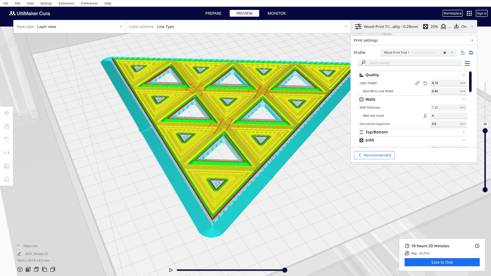 ThreeJS logo model ready for 3D printing